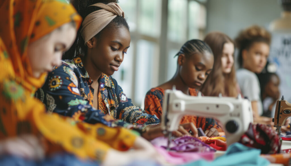 Photo of youth learning tailoring – skill acquisition in Nigeria