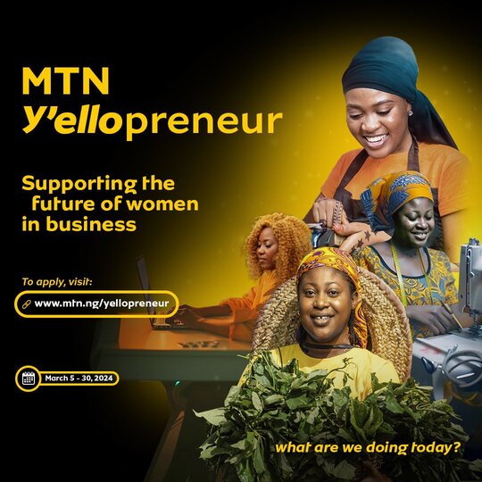 MTN Yelloprenuer Small business grants in Nigeria