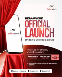 Betaawork launch flyer